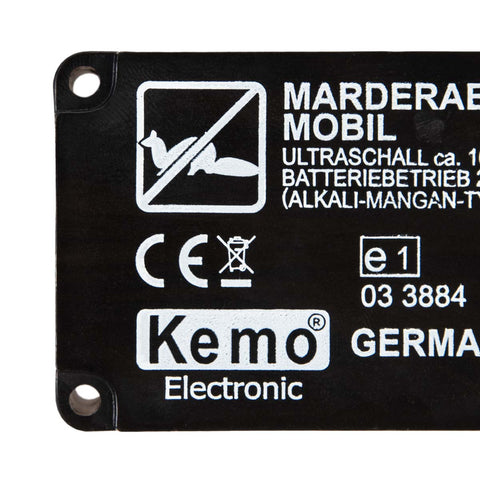 Kemo Marder-Abwehrgürtel Marderschutz Ultraschall mit, Schaltet