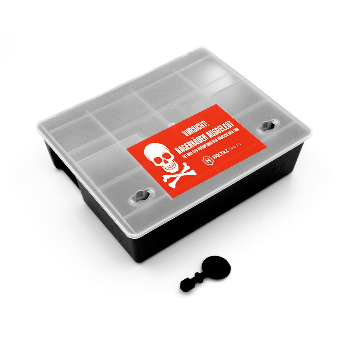 Rattenköderbox 1 x Rattenköderstation zur sicheren Verwendung mit  Nagetierködergift