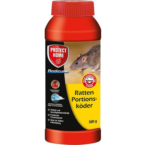PROTECT HOME Rodicum Ratten Portionsköder 500g